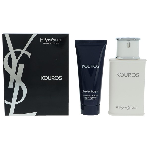 Yves Saint Laurent Kouros Men Giftset (Eau De Toilette Spray, Hair and Body Wash)