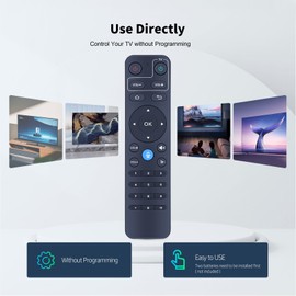 Snrigw Replacement Remote Control for StreamX/XCCTI TV Boxs Compatible with S5 MAX Android Smart TV X1 Pro