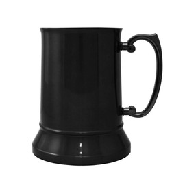 Gifts Infinity® 16oz Stainless Steel Beer, Water, Drink, Keep Cool (Black)