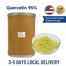 [] 95% Quercetin Dihydrate Powder Sophora Japonica Extract Immune Support Raw Material Bulk Price Application: Food