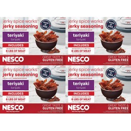 NESCO BJT-6 Jerky Spice Works Teriyaki Flavor 6 count Pack of 4