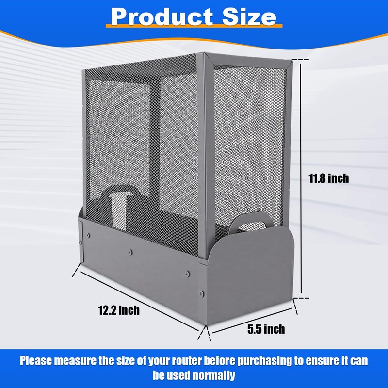 Large WiFi Router Cover Faraday Cage EMF Protection Shield