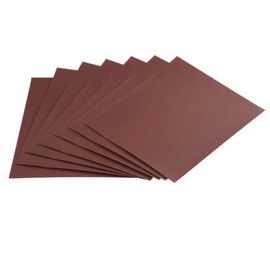280 Grit Premium Aluminum Oxide Sandpaper 9 in. x 11 in. Sheet (5 Sheets) by X1 Abrasives