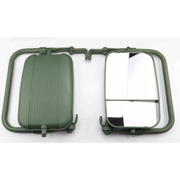 Humvee New Green HMMWV Mirror Assy Set, Pair Humvee H1