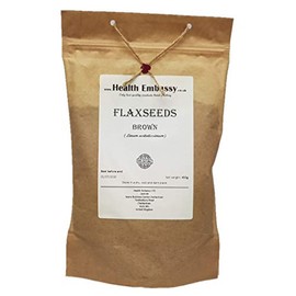 Health Embassy Linum usitatissimum / flaxseeds brown 450 g