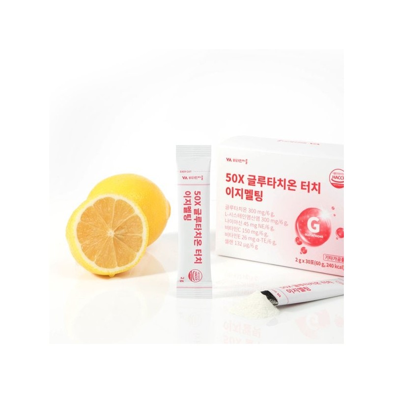 Vitamin Village 50X 글루타치온 터치 이지멜팅 1박스 30포 50X Glutathione