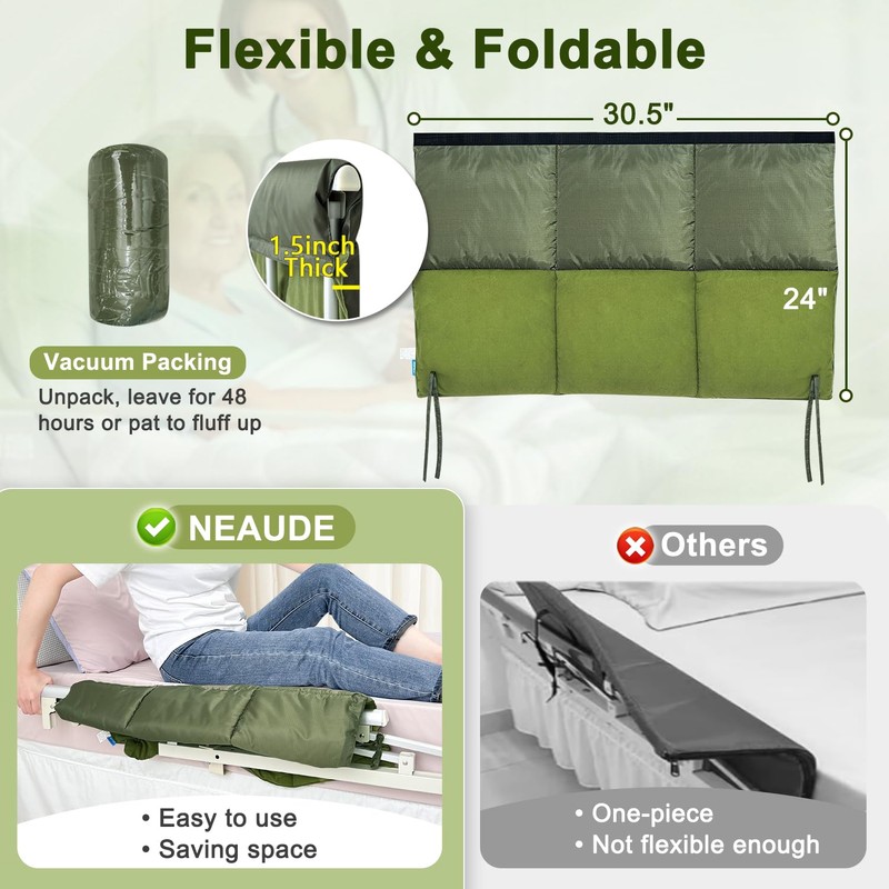 Hospital Bed Rail Pads, Bed Rail Cover Padded for Elderly