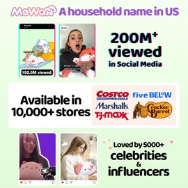 Mewaii Long Cat Plush 5 Sizes, 120% Extra Filling Giant Plushness Kids Body Pillow, Kawaii Cute Big Eyes Cat Stuffed Animals Plushies, Big Long Body Pillow Cat Plush Gift for Girls 44”