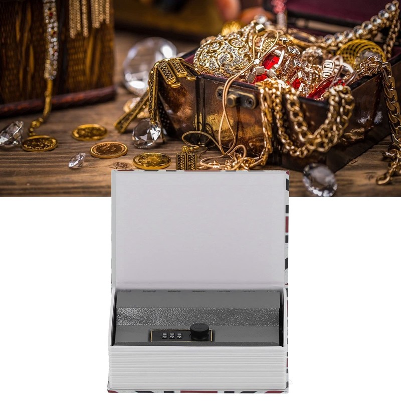 Natudeco Portable Diversion Book Safe Simulation Book Safe Box with