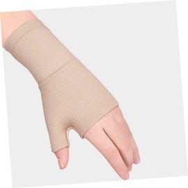 Minkissy Wrist Support Compression Sleeves for Thumb Brace for Pain Management Lightweight Breathable Material for Daily Activities Khaki Color