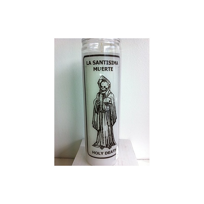 Holy Death (Santa Muerte) 7 Day White Unscented Candle In