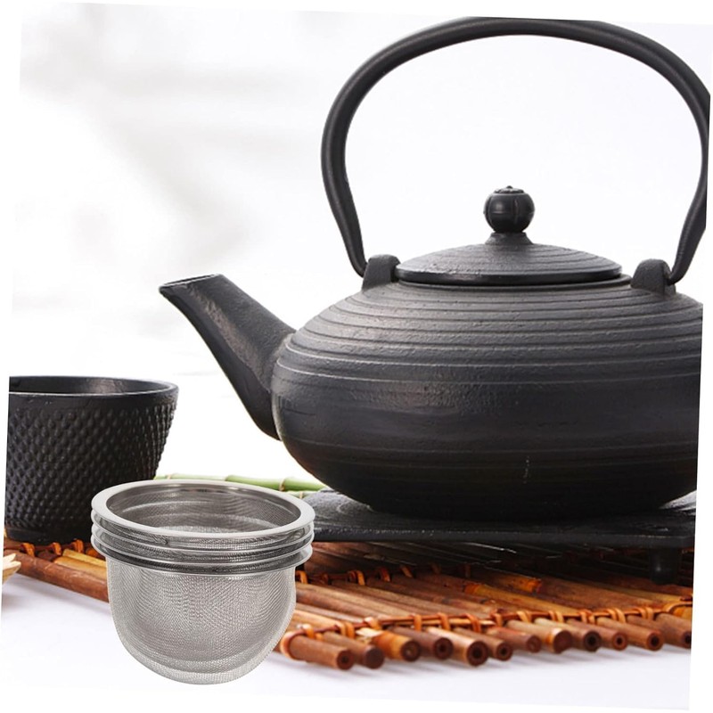 4pcs Teapot Strainer Stainless Steel Teapot Metal Mesh Tea Filter