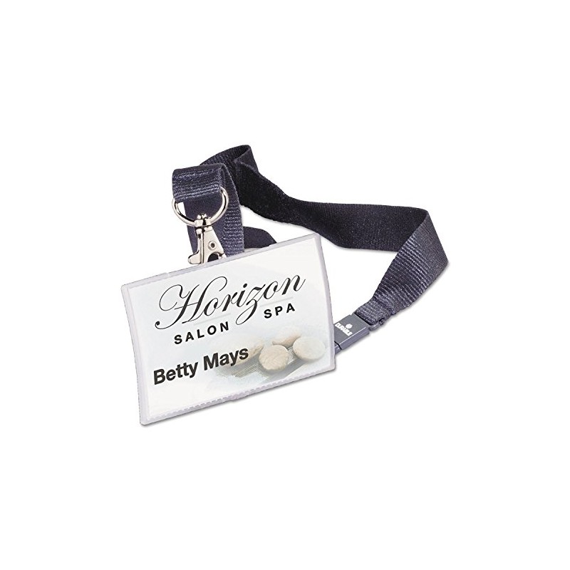 Durable 821719 Click Fold Name Badge with Neck Strap 54