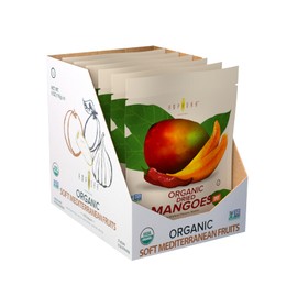 Amphora Spicy Organic Mangoes Snack Fruits Vegan Kosher Gluten Free - 3 Oz Bag (Pack of 6)