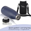 Milu Stainless Steel Drinking Bottle 350 ml, 500 ml, 750