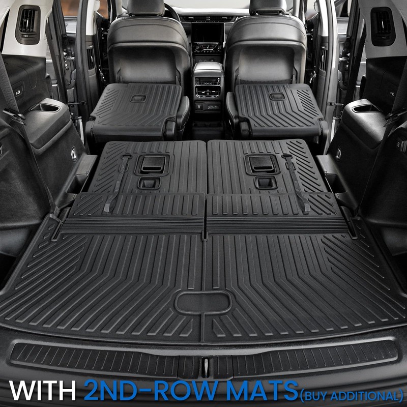 JOULARISE Cargo Mat Backrest Mats for 2021-2025 2026 Jeep Grand