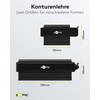 goobay 61668 Contour Gauge with Lock Ideal for Precise Contour/Shape