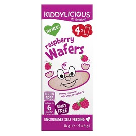 Kiddylicious Wafers Raspberry 4g X 4