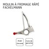Fackelmann Cheese Grater, Steel, Grey, 27652, Cheese Grater, Chrome-Plated, Silver,