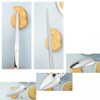 6 PCS Stainless Steel Serrated Grapefruit Spoon and Knife Set