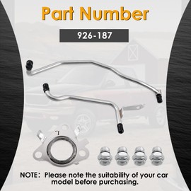 926-187 Driver Side Turbo Coolant Line Kit Compatible with F150 2011-2016; Transit 150/250/350/350 HD 2015-2021; Expedition 2015-2017; Lincoln Navigator 2015-2017
