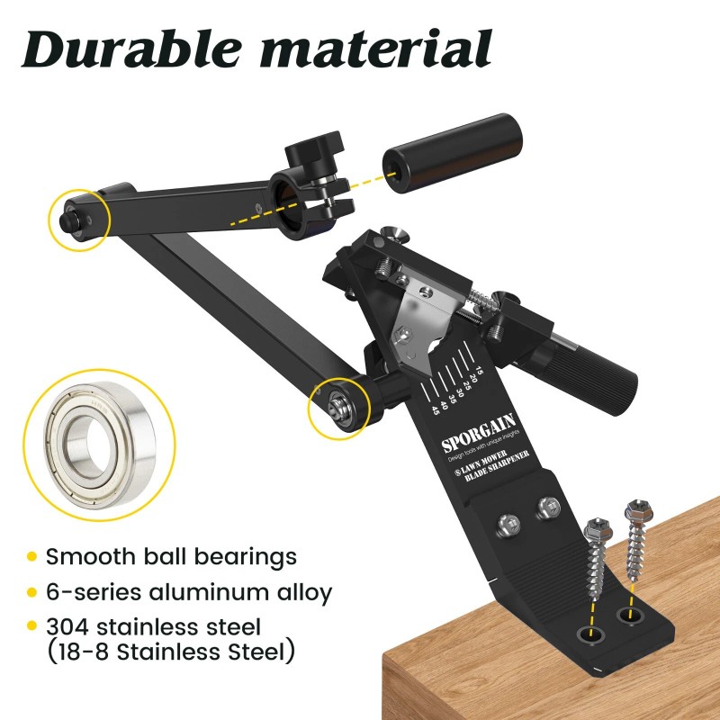 SporGain Lawn Mower Blade Sharpener&Lawn Mower Blade Balancer - Various