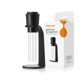 AIEVE WDT Tool, Espresso Distribution Tool Coffee Distributor Needle with Stand for Solve Coffee Clumping Espresso Geeks