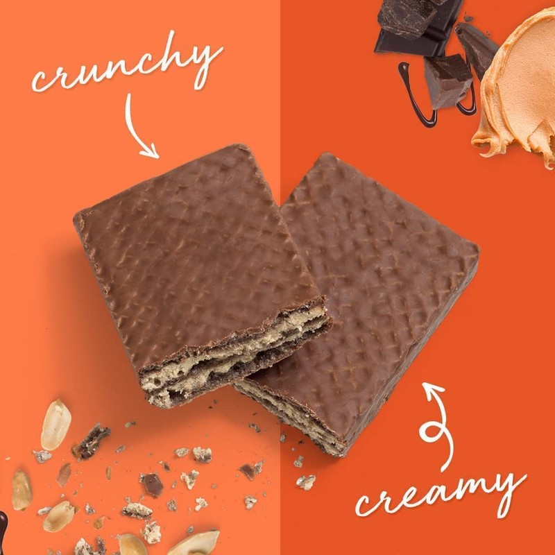 Power Crunch Protein Wafer Bars, High Protein Snacks with Delicious