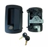TriMark RV Door Lock 23738-01 Black Paddle Handle 2 Keys