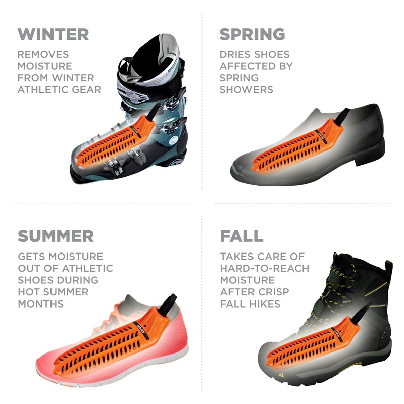 DryGuy Unisex's Travel Dry DX Shoe Dryers, Orange and Black,