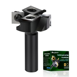 BALUGAEA CNC Spoilboard Surfacing Router Bits 1/2'' Shank, 1-1/2'' Diameter