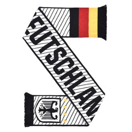 Euroscarves Germany Deutschland Recycled Cotton Soccer Knit Scarf