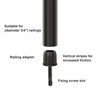 BLIKA 100 Pack Anti-UV Baluster Connectors for 3/4" OD Aluminum