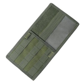 ZIMISI Molle Car Sun Visor Organizer, Tactical Visor Panel Organizer with Elastic Strap, Nylon Sunshade Storage Pouch with Magic Strap for Pen Card Sunglass, Fits for Car, SUV, Truck (Army Green)