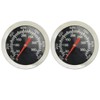 Onlyfire Professional BBQ Thermometer, 2" Gas Grill Char-Grillers Thermometer, 2-Pack