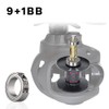 FISHDROPS Baitcaster Reels, 9+1BB, CNC Aluminum Spool, Magnetic Brake System