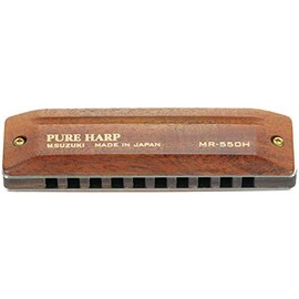 Suzuki MR-550H PURE HARP 10 Hole Harmonica D-Tone