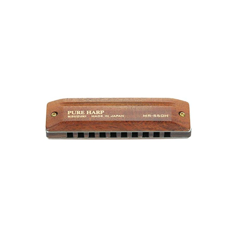 Suzuki MR-550H PURE HARP 10 Hole Harmonica D-Tone