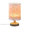 Aslsiy Coquette Ribbon on White Bedside Table Lamp Lovely Bow