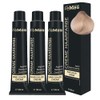 FemMas Haarfarbe 3x Hell Lichtblond 10 I Professionelle Creme Haarfarbe