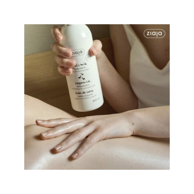 3 bottles of Ziaja Goat Milk Body Lotion 400ml /