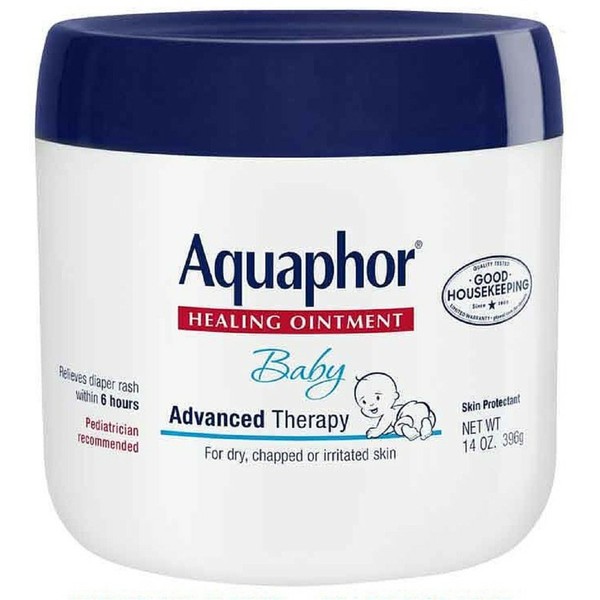 Aquaphor Baby Healing Ointment, Advanced Therapy 14 oz (Pack of 4)