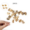 925 Sterling Silver Earring Backs, 20 pcs Gold Butterfly Earrings