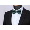 HISDERN Bow Tie Men's Already Tied Adjustable Bow Plain Paisley