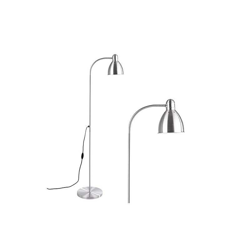 Ikea 201.109.03 Lersta Floor/Reading Lamp, Aluminum