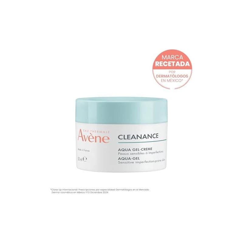 Avene Cleanance Gel Hidratante Facial Aqua-gel Anti Imperfecciones 50ml