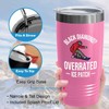 Snowboarding Pink Edition Viking Tumbler 20oz - Black diamond -