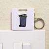 Azeeda 'Wheelie Bin' Keyring Tape Measure/Spirit Level Tool (KM00028211)