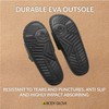 BODY GLOVE Men’s Slides, Cushioned Slide-on Sandal Slippers with Padded