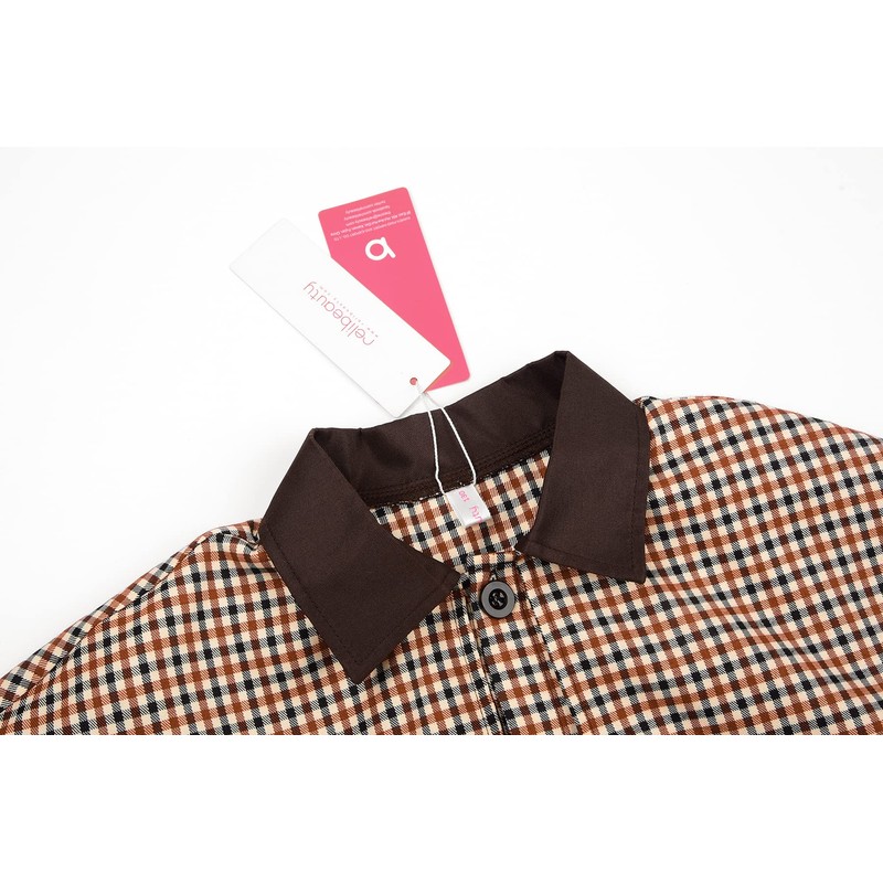 ReliBeauty Detective Costume Kids Girls and Boys,10-12/150